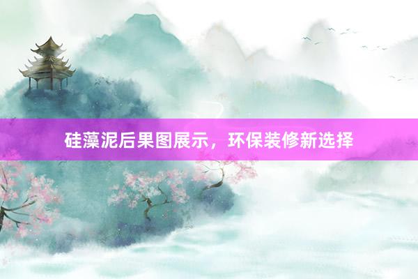硅藻泥后果图展示，环保装修新选择